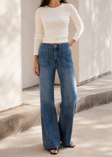 Sailor Pocket Wide Leg