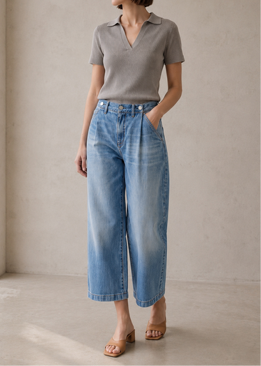 Adeline Cropped Barrel