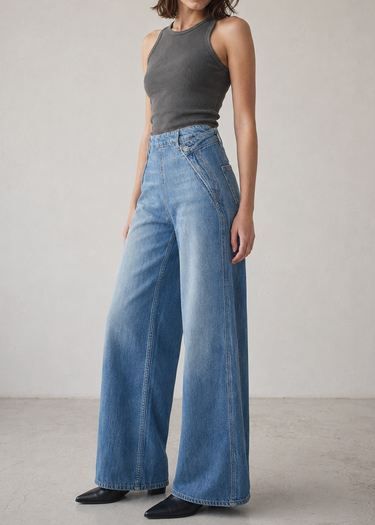 Dina High Waisted Wide