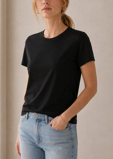 Supima Cotton Crew Neck Tee
