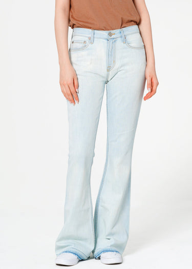 Grace Mid Rise Unhemmed Flare