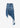 Noend Denim Mandy asymmetrical denim skirt with frayed hem, stylish and trendy.