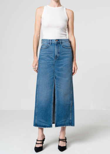 Jackie Classic Denim Maxi Skirt