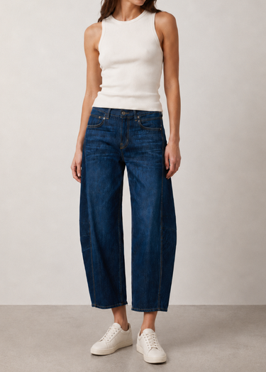 Ava Flutter Slung Fit Jeans