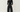 NOEND Kallie Relaxed Curve black jeans in a full-length studio silhouette