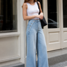 Dina High Waisted Wide