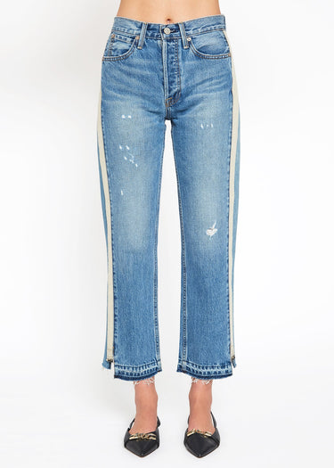 Upcycled Crop Straight - Button
