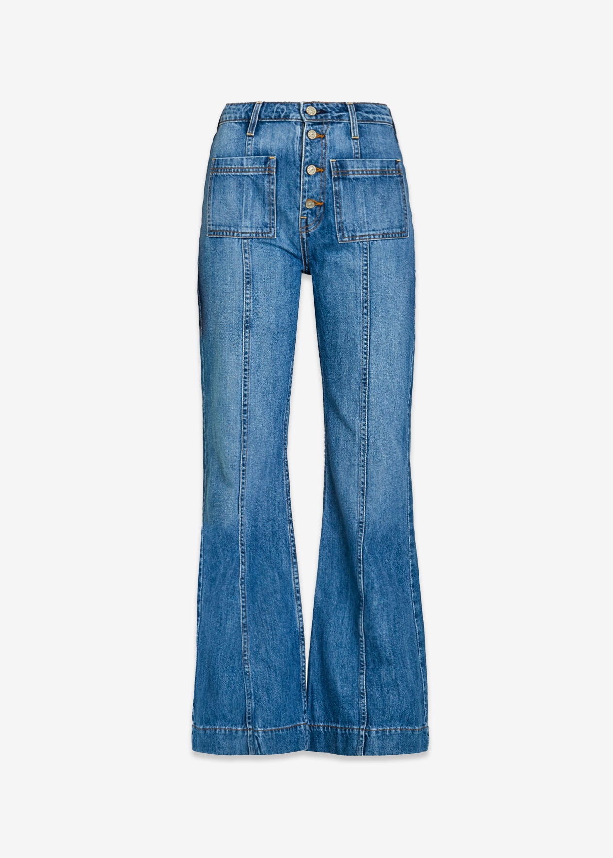 Payton High Rise Patch Pocket Jeans