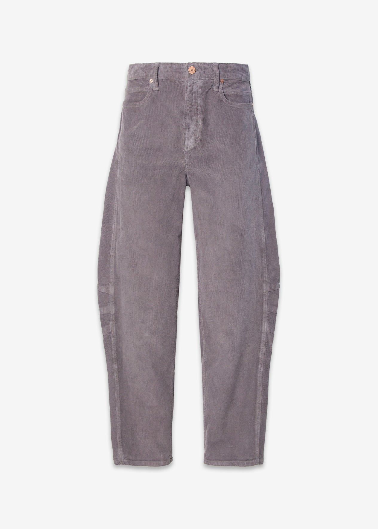 Ava Flutter Slung Fit Corduroy In Slate