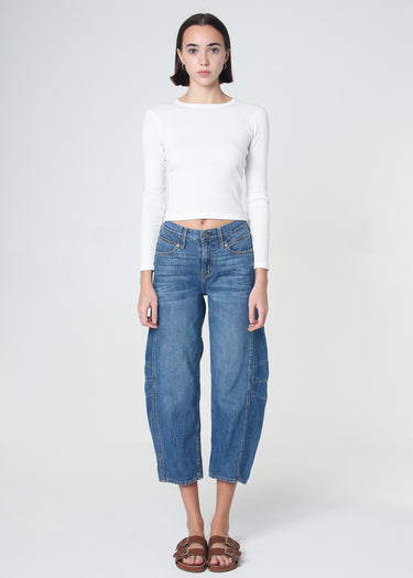 Ava Flutter Slung Fit Jeans