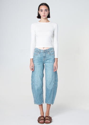 Ava Flutter Slung Fit Jeans