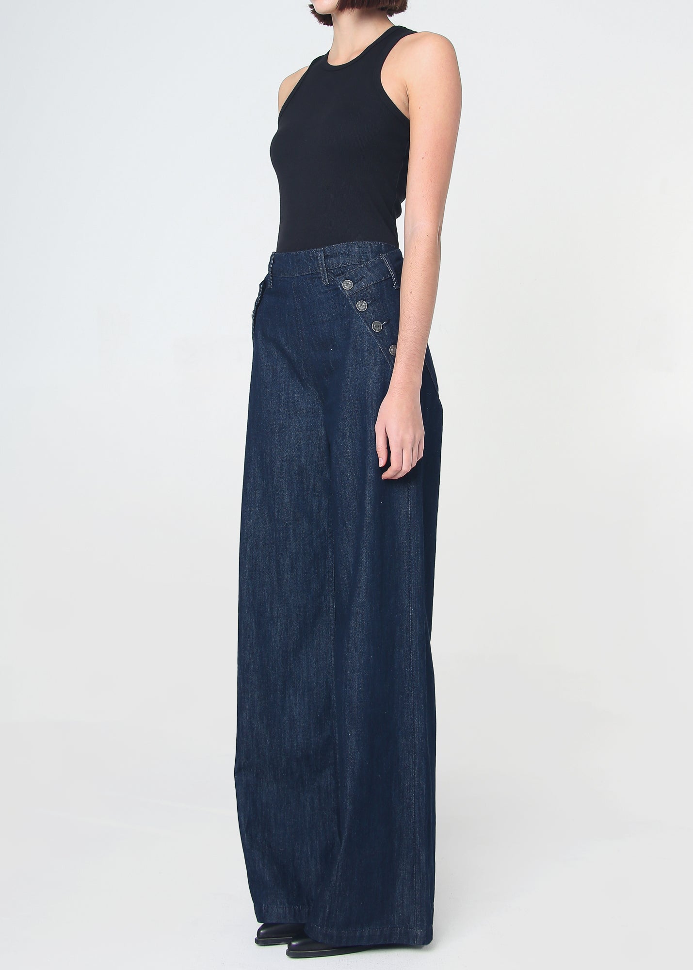 Dina High Waisted Wide