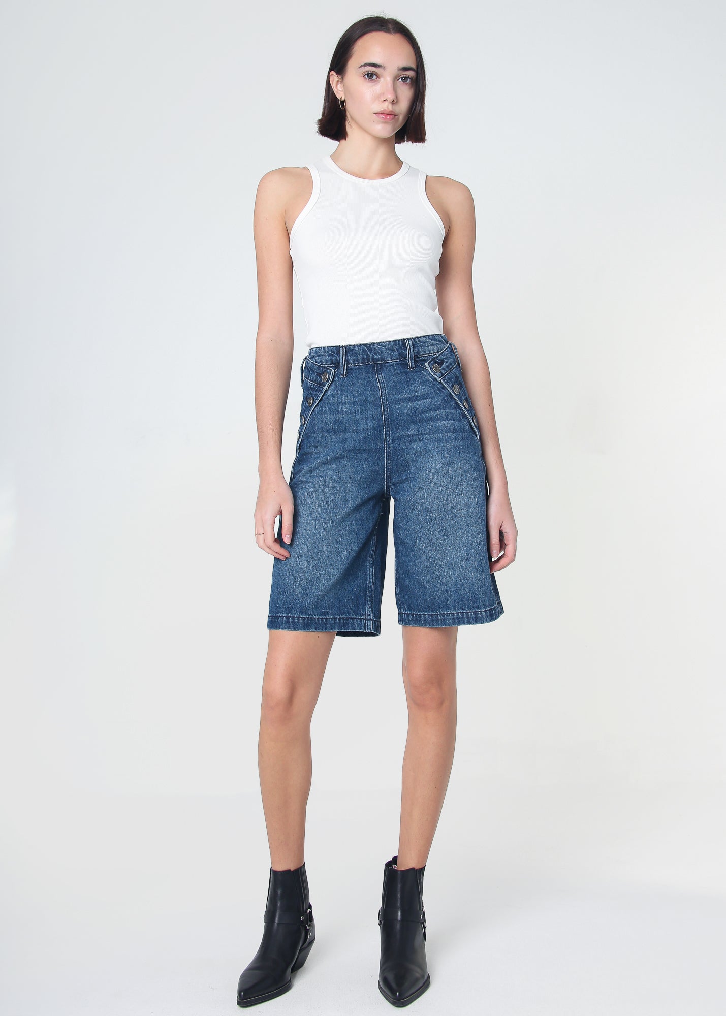 Dina High Waisted Jorts