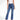 Noend Denim Farrah Mid Rise Kick Flare jeans with bootcut style, featuring a classic denim wash and fitted waist.