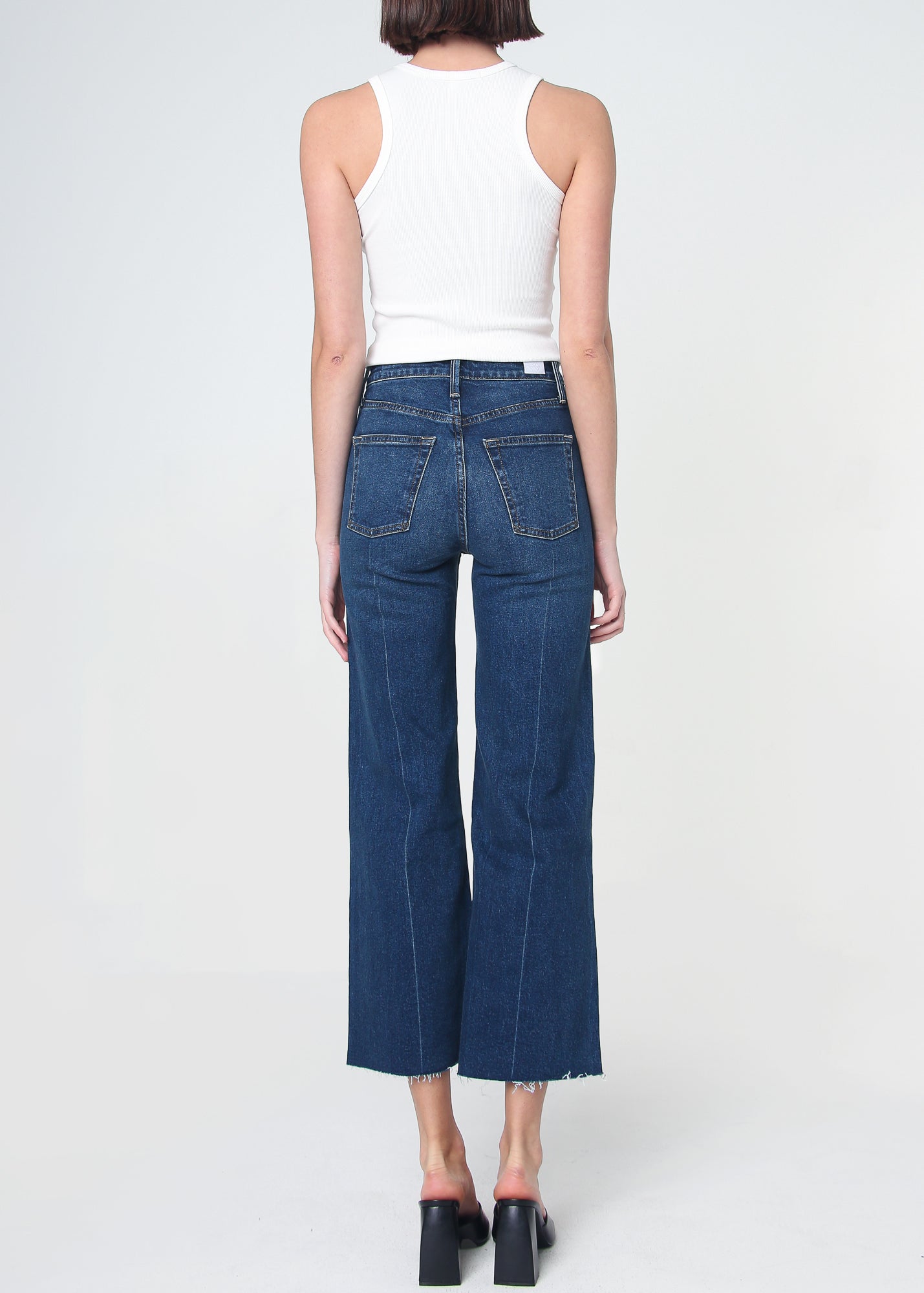 Queen High Rise Crop Wide Leg