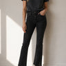 Carla Mid Rise Ankle Mini Boot Jeans