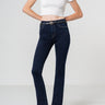 Cora Mid Rise Skinny Boot Jeans