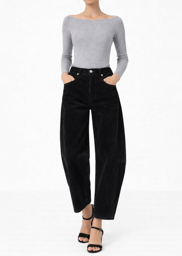 Ava Flutter Slung Fit Corduroy
