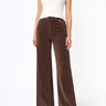 Dina High Waisted Wide Corduroy
