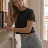 Cropped Loose Tee