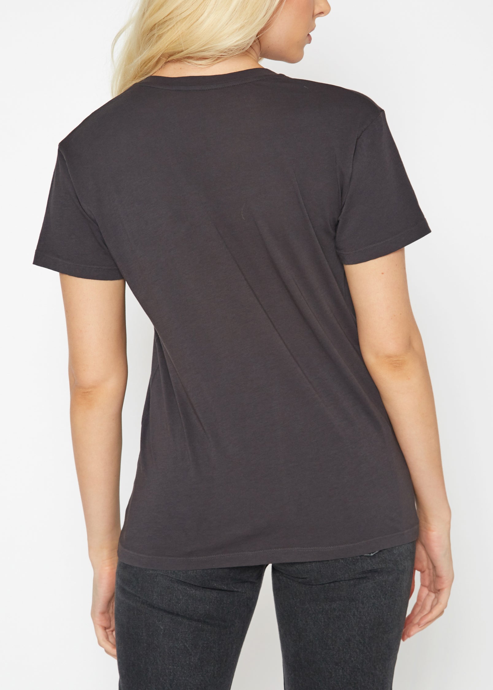 Supima Cotton Deep V Neck Tee