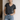 Charcoal Supima cotton V-neck T-shirt from Noend Denim, soft and comfortable men's top showing the neckline and fabric texture.