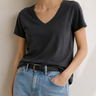 Supima Cotton V Neck Tee