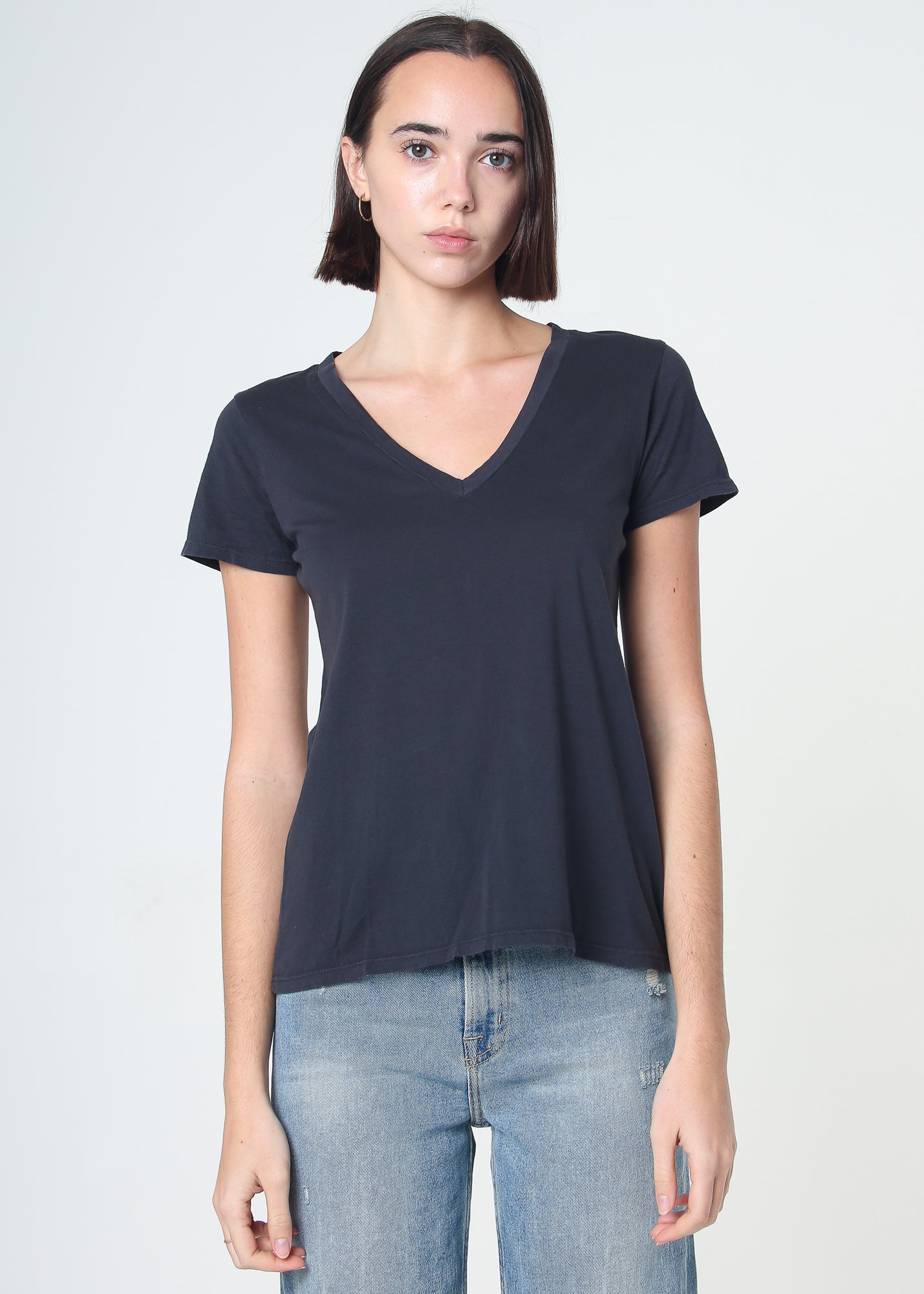 Supima Cotton V Neck Tee