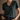 Noend Denim Supima Cotton V-Neck Tee in black, featuring a close-up of the soft, breathable fabric and V-neck design.