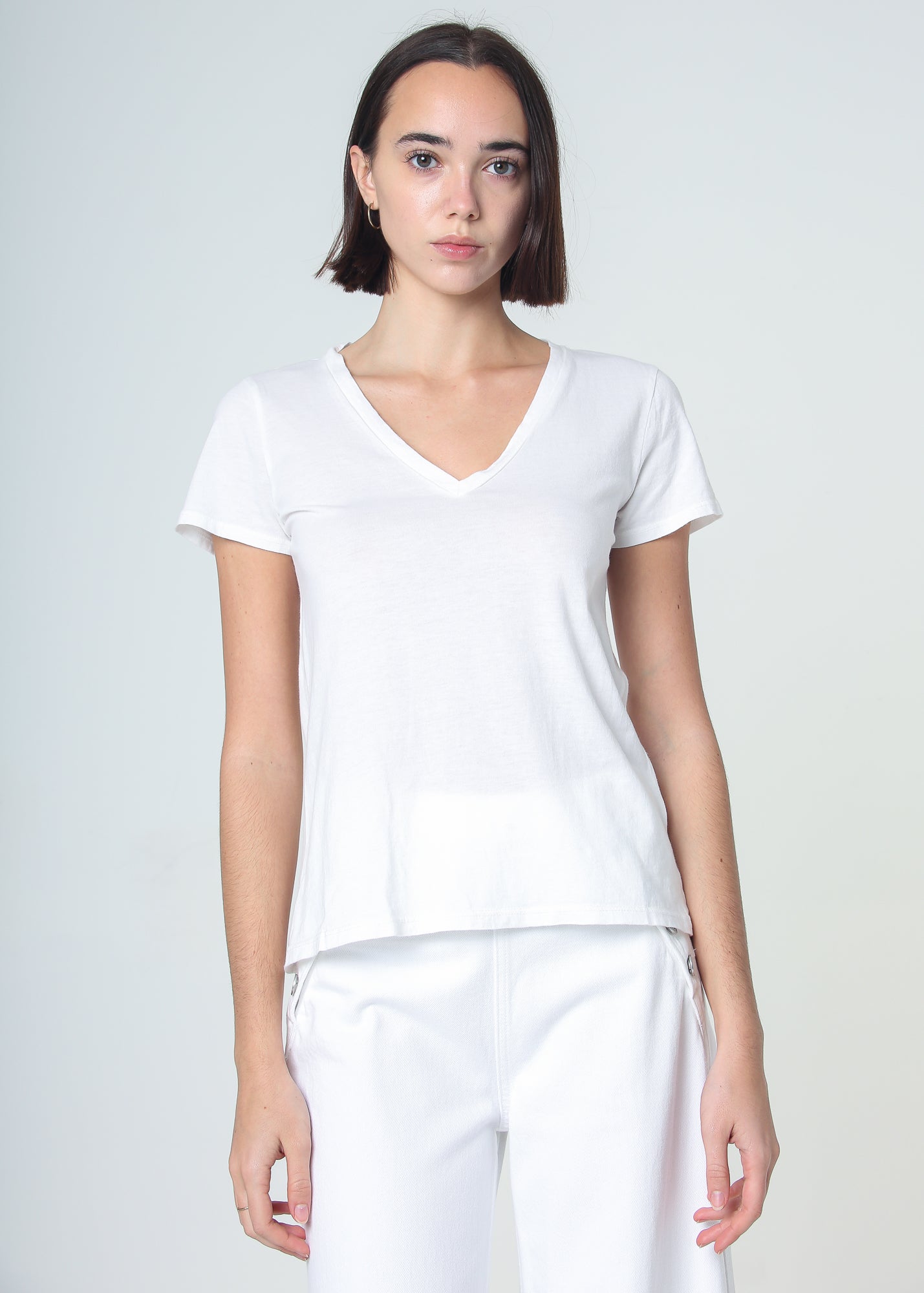 Supima Cotton V Neck Tee