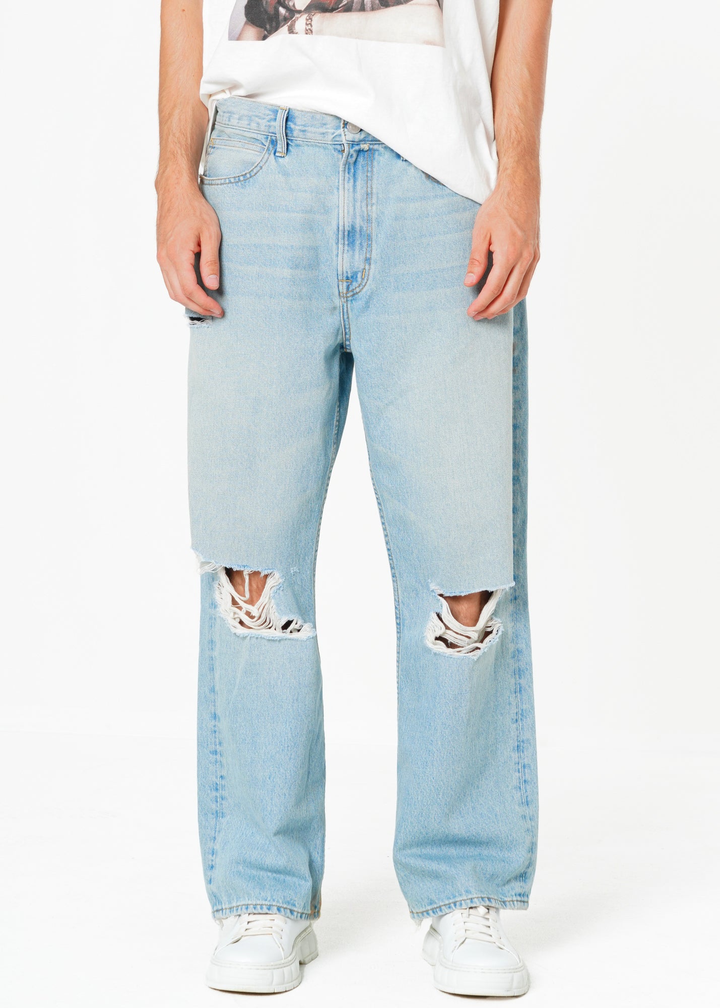 Noend Men's Slouch Loose Jeans In Sunset