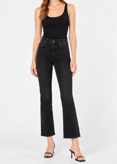 Carla Mid Rise Ankle Mini Boot Jeans
