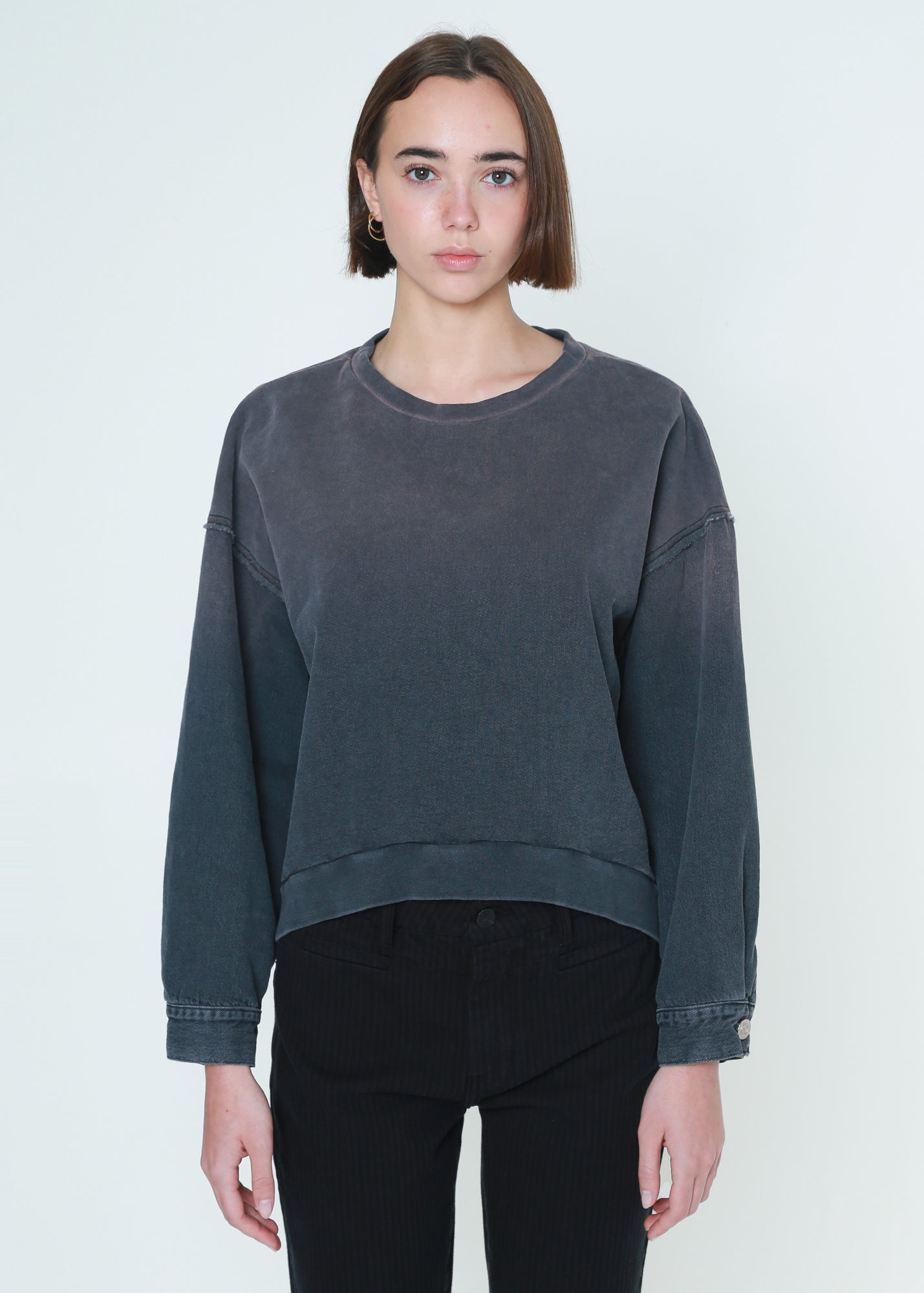 Jill French & Denim Sweatshirt