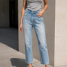 Claude High Rise Crop Straight