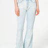 Grace Mid Rise Unhemmed Flare