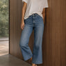 Queen High Rise Crop Wide Leg