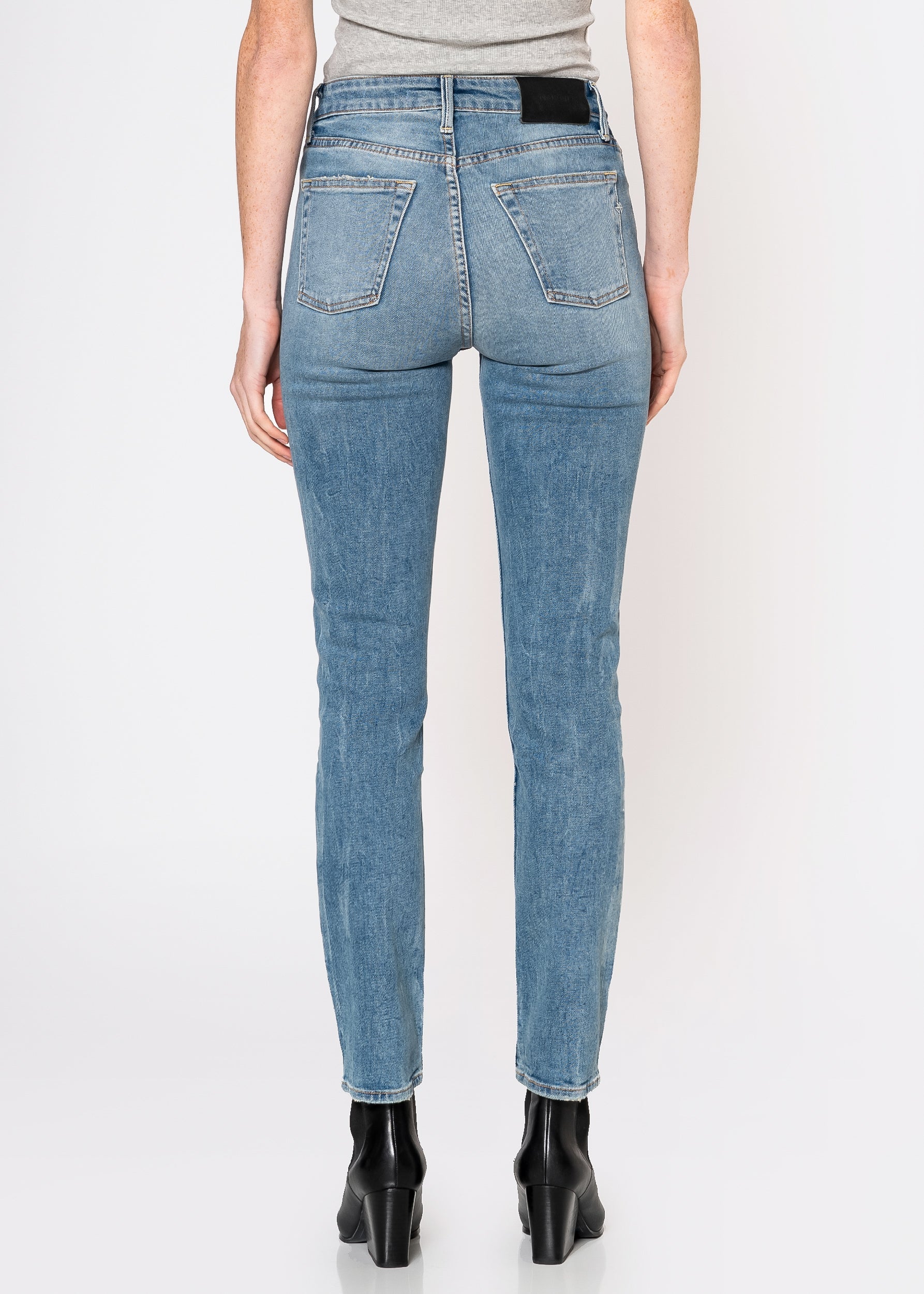 Eve High Rise Crop Slim Straight