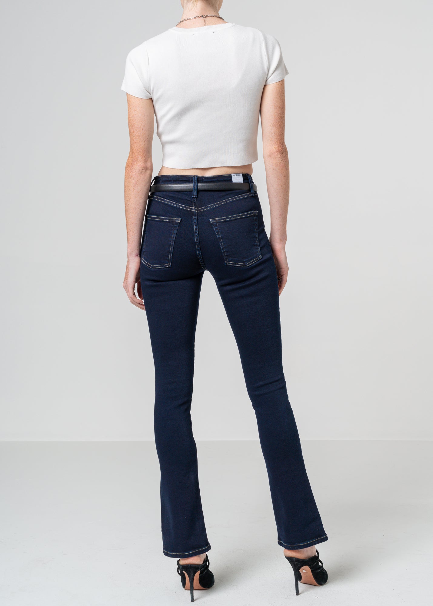 Cora Mid Rise Skinny Boot Jeans