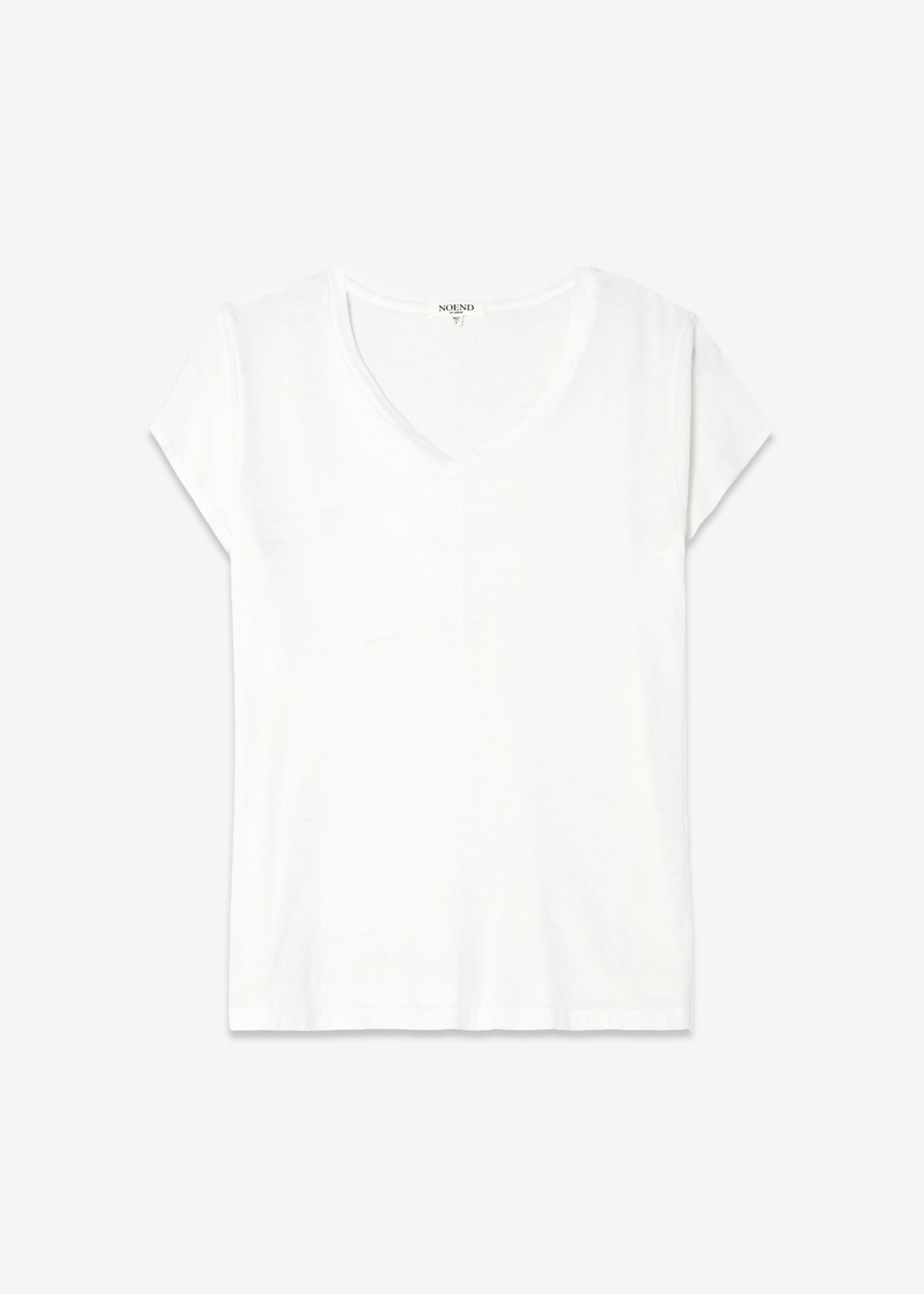 Supima Cotton Cap Sleeve V Neck Tee