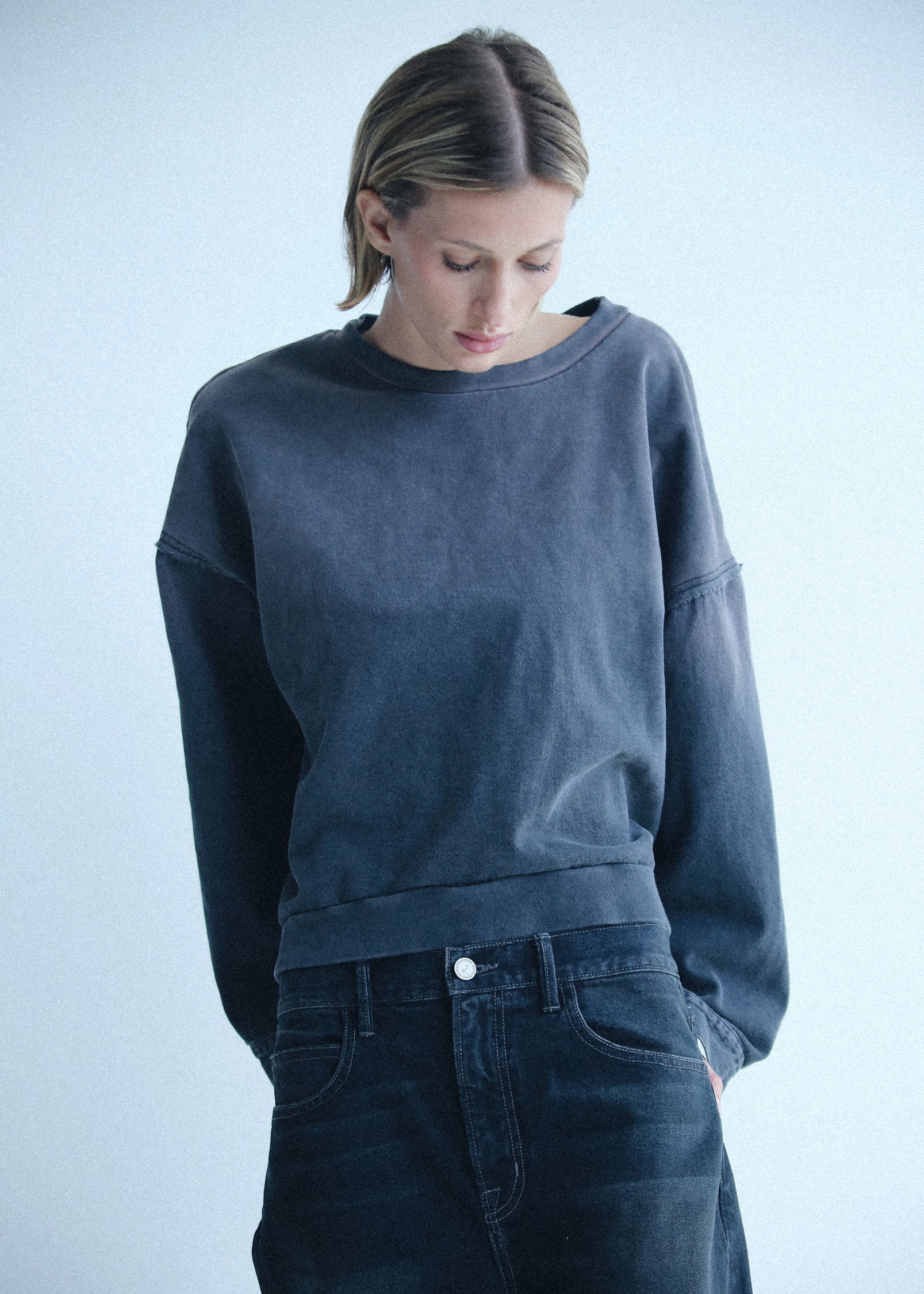 Jill French & Denim Sweatshirt