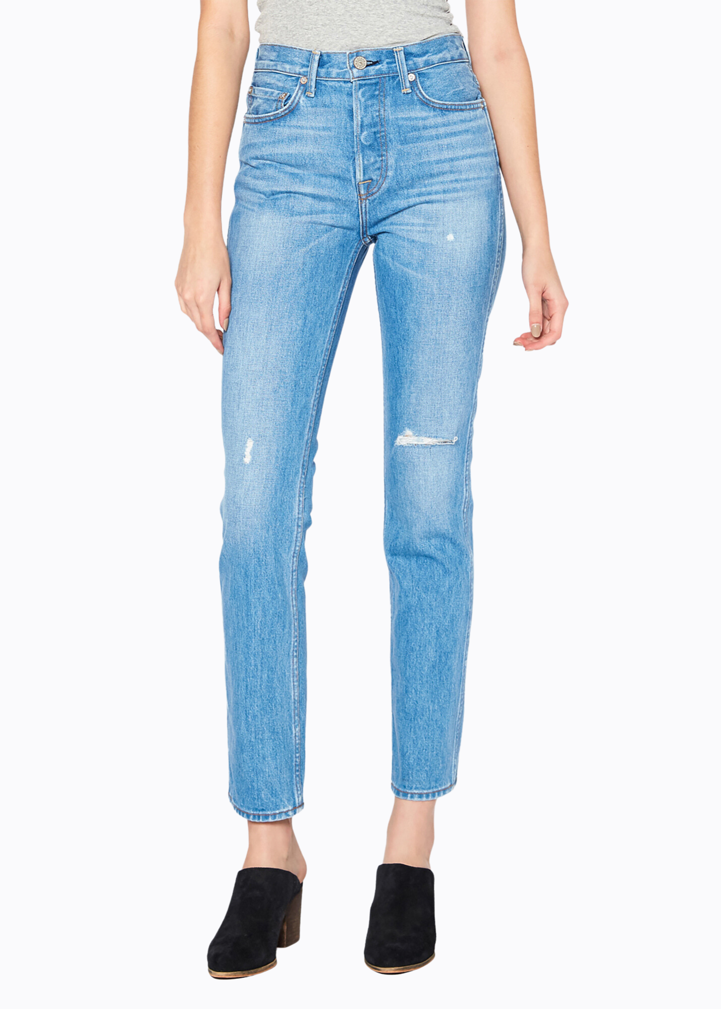 Claude High Rise Crop Straight