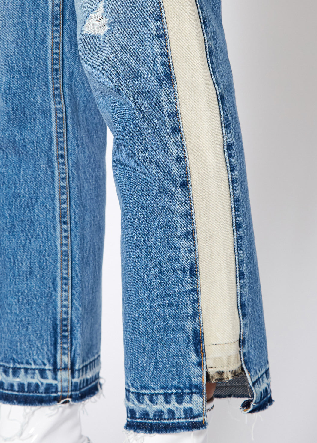 CLAUDE HIGH RISE STRAIGHT CROP IN ROUTE - Noend Denim