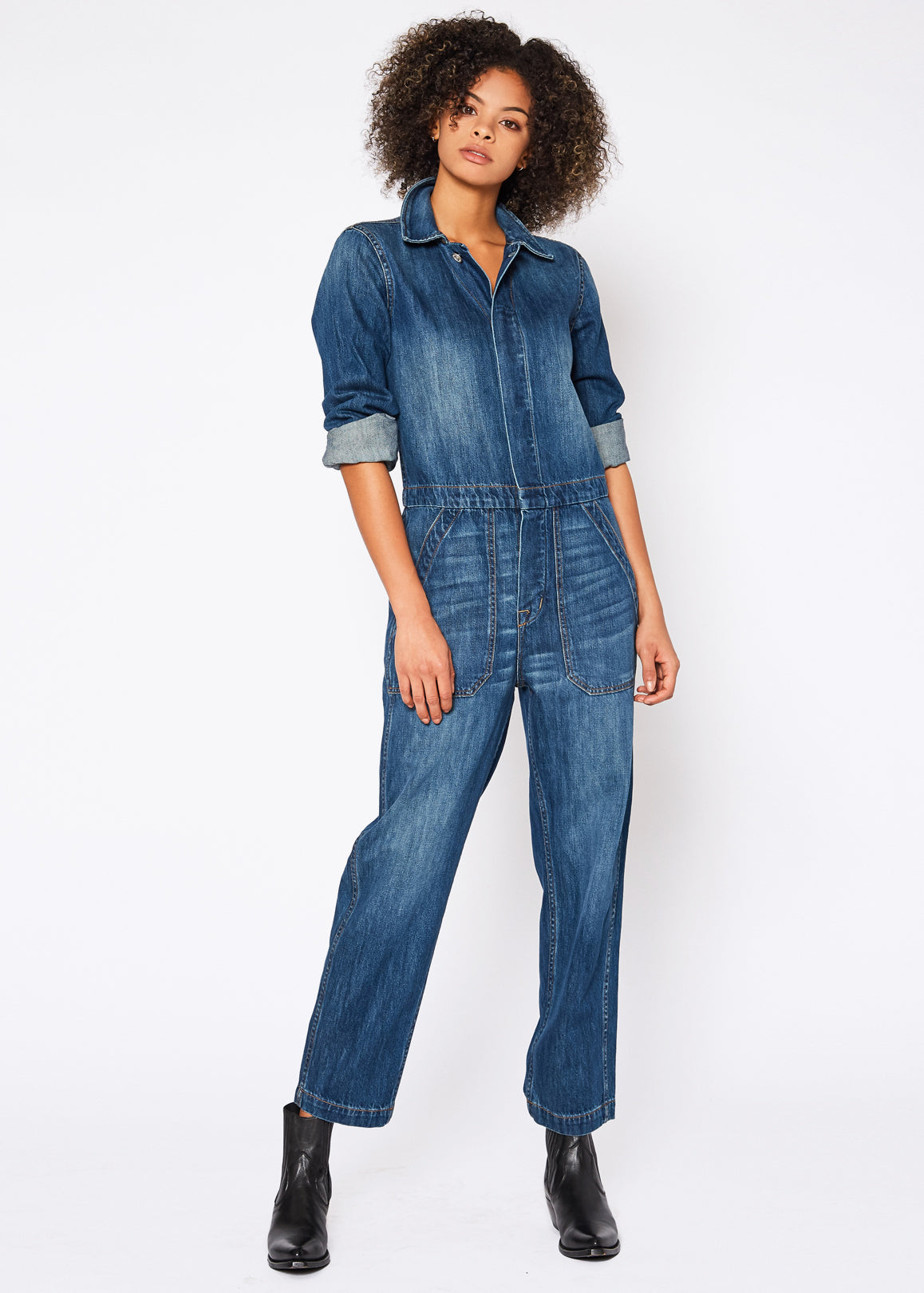 Seventy + Mochi Amelia All-in-One Denim Jumpsuit | Anthropologie Japan -  Women's Clothing, Accessories & Home