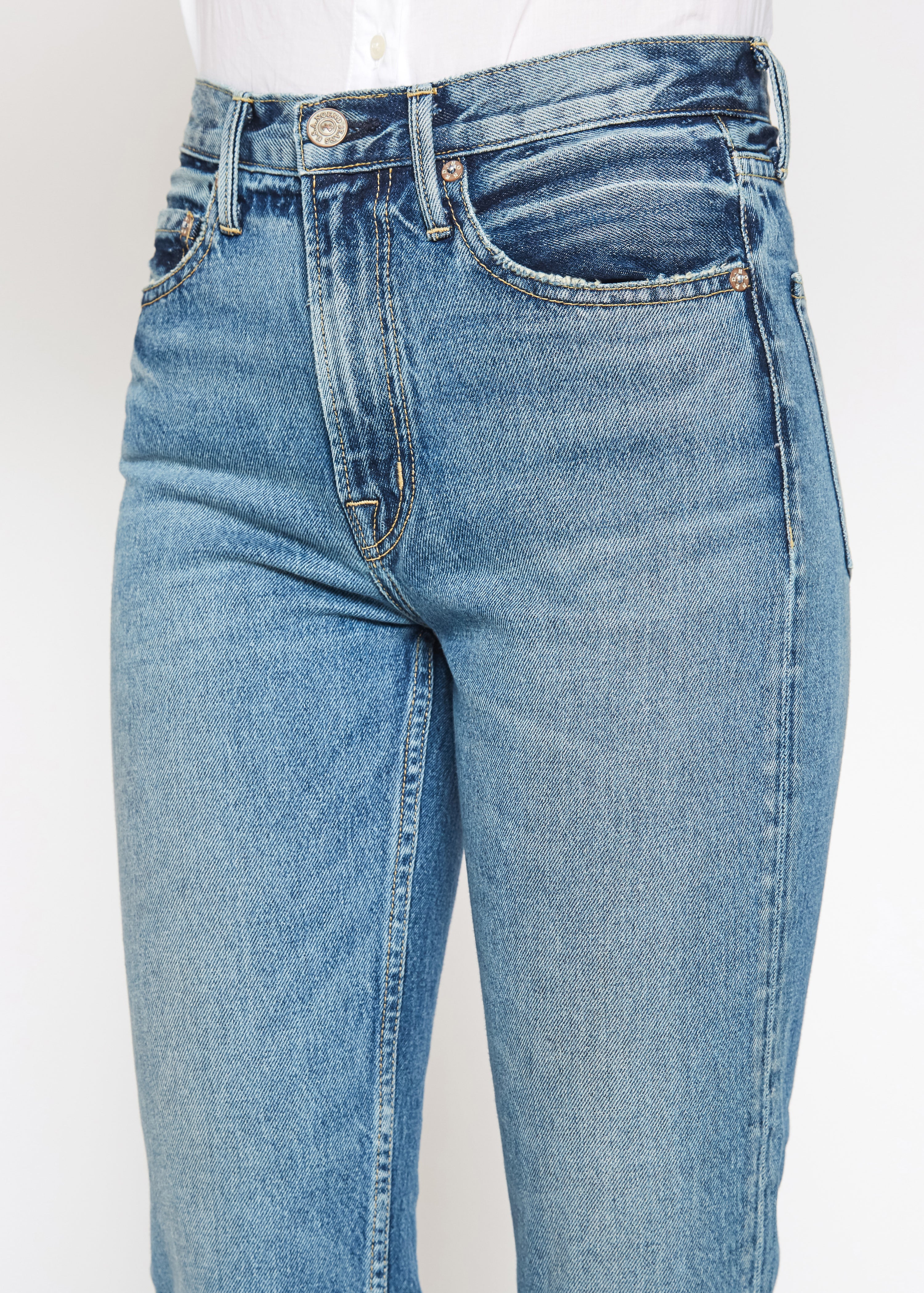 Claude Straight Jeans In Aurora - Noend Denim