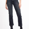 Farrah Kick Flare Jeans In Washed Black - Noend Denim