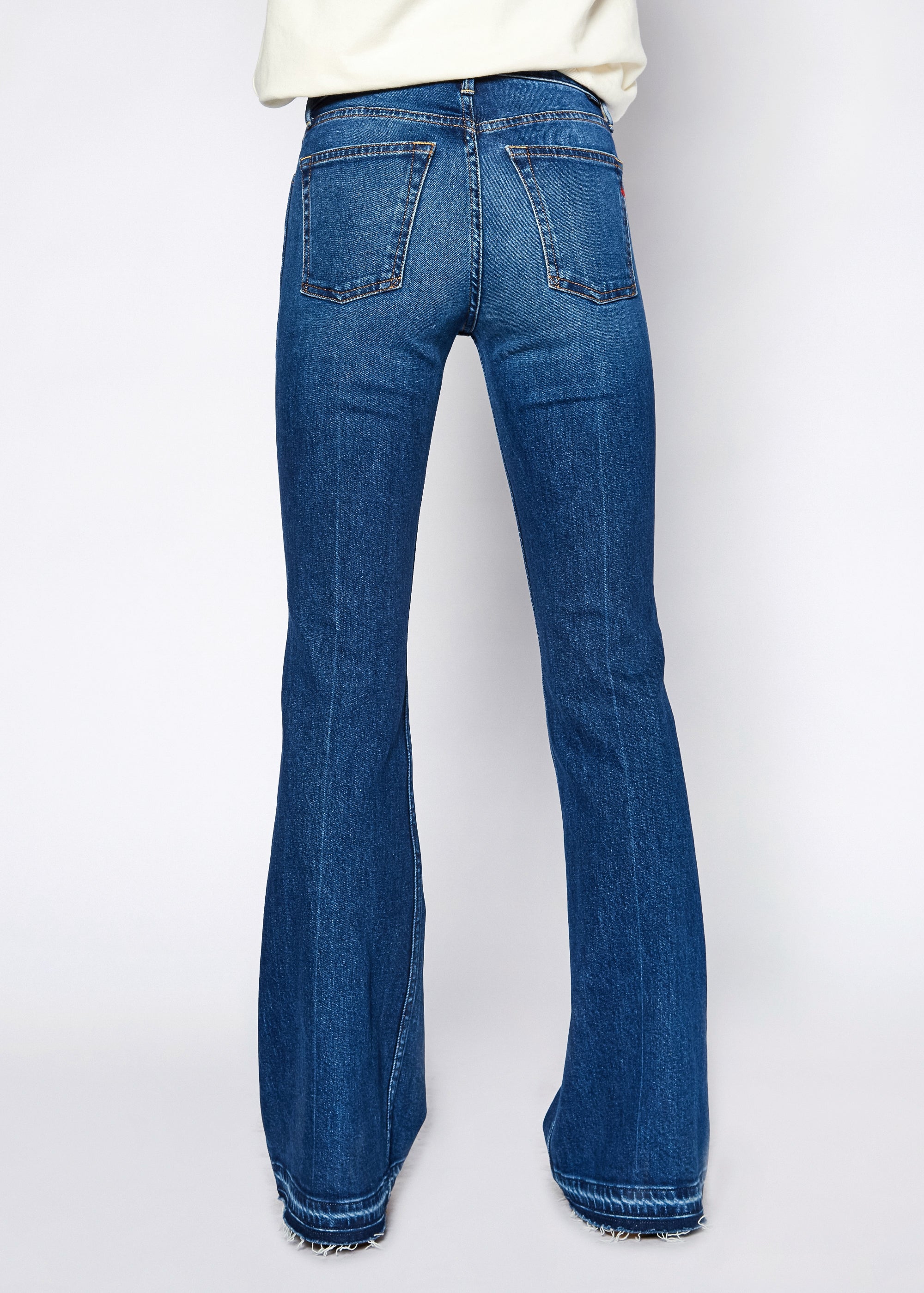 Grace Flare Jeans in Dallas - Noend Denim