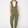 Syd Utility Balloon Pants In Sage - Noend Denim