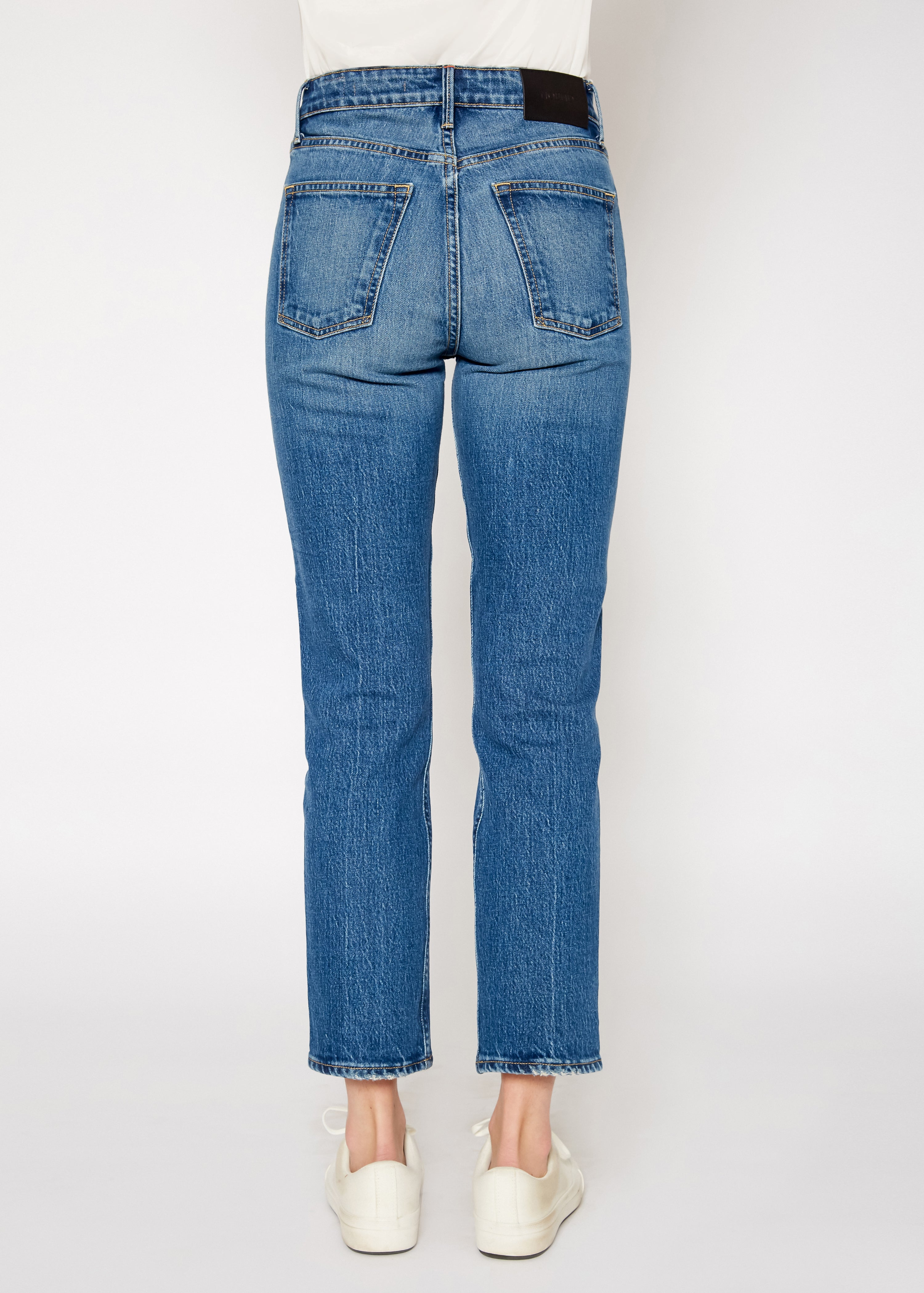 Eve Slim Straight Crop Jeans In Cripple Creek - Noend Denim