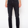 Men's Brooklyn Stretch Slim Fit Jeans In Pitch Black - Noend Denim